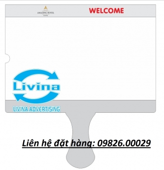 Mẫu những loại biển đón cầm tay giá chỉ 350.000