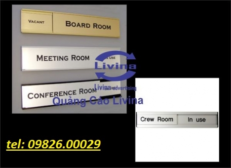 Biển phòng ban giá rẻ- Cung cấp các loại biển phòng ban theo yêu cầu