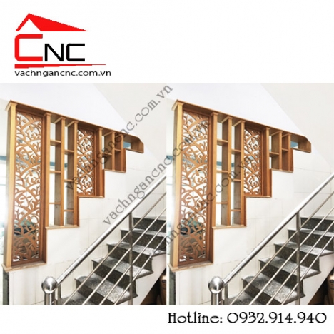 Những hình ảnh vách ngăn hoa văn cầu thang cnc đẹp hcm Q9