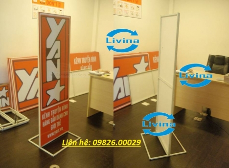 Standee chân sắt- Các loại standee giá rẻ tại Quận Thanh Xuân