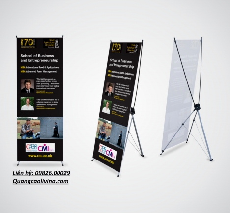 Standee chân sắt- Các loại standee giá rẻ tại Quận Thanh Xuân