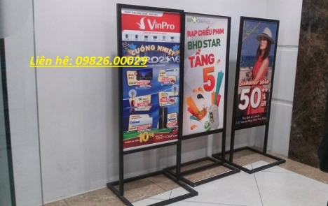 Standee chân sắt- Các loại standee giá rẻ tại Quận Thanh Xuân