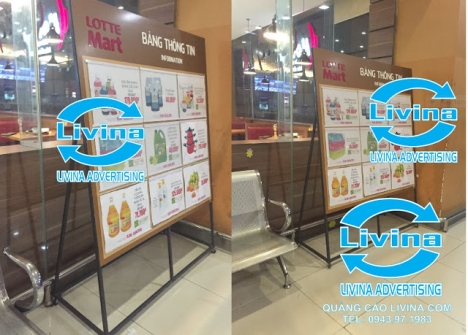 Standee chân sắt- Các loại standee giá rẻ tại Quận Thanh Xuân
