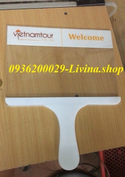Mẫu những loại biển đón cầm tay giá chỉ 350.000