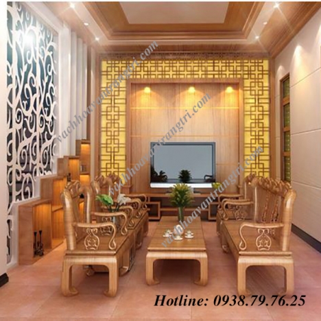 Một vài gợi ý lựa chọn mẫu vách ngăn phòng khách cnc đẹp