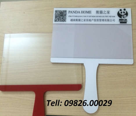 Mẫu những loại biển đón cầm tay giá chỉ 350.000