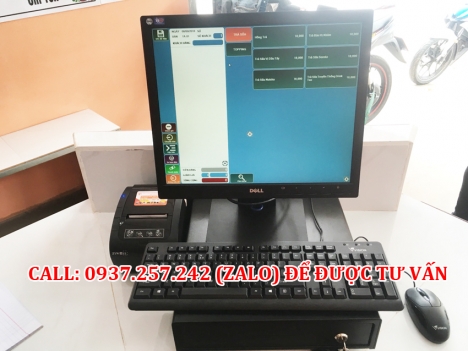 Lắp đặt máy tính tiền dùng cho nhà hàng, quán ăn tại Bạc Liêu