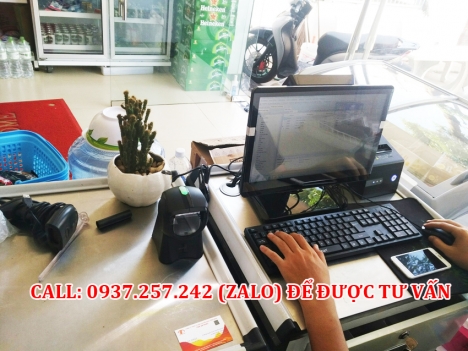 Lắp đặt bộ máy tính tiền cho shop, siêu thị, tạp hóa tại Bạc Liêu