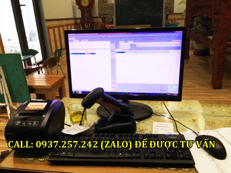 Trọn bộ thiết bị tính tiền cho shop quần áo, giày dép tại Bạc Liêu