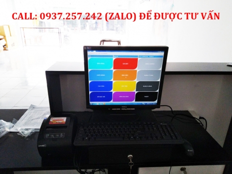 Lắp đặt máy tính tiền cho quán cafe, quán ăn gia đình, quán nhậu sân vườn tại Bạc Liêu