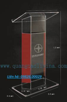 Bục phát biểu sử dụng nhiều tại Hà Nội- CUng cấp các loại bục phát biểu giá rẻ