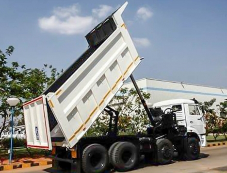 Xe Ben Kamaz 65115(6X4), Thùng Oval 10M3 - Euro 3