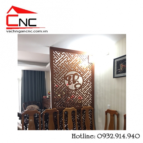 Tư vấn vách ngăn phòng thờ mẫu vách gỗ cnc với chung cư