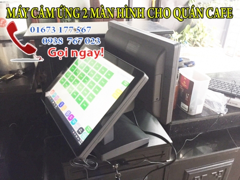 Bán máy tính tiền cảm ứng 2 màn hình tại Hà Nội