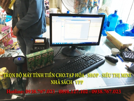 Trọn bộ máy tính tiền cho shop giầy dép tại  Nam Định
