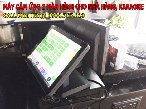 Bán máy tính tiền cảm ứng 2 màn hình tại Hà Nội