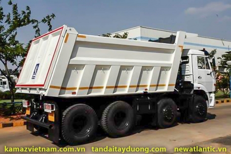 Xe Ben Kamaz 65115(6X4), Thùng Oval 10M3 - Euro 3