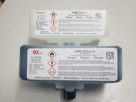 Mực, Dung môi, Phụ tùng máy in date code Domino 1tr3