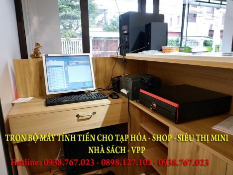 Trọn bộ máy tính tiền cho shop giầy dép tại  Nam Định
