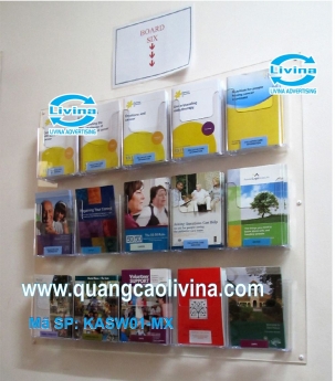 Kệ giá tiền mica- Kệ để tên sản phẩm tiện lợi