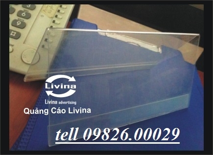 Kệ giá tiền mica- Kệ để tên sản phẩm tiện lợi