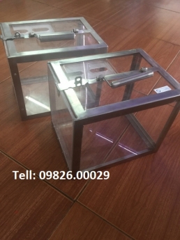 Hòm phiếu bo nhôm tiện lợi sang trọng cho quý khách hàng