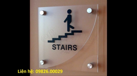 Biển chỉ dẫn, biển công ty  làm theo yêu cầu nhiều chất liệu tại Hà nội