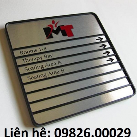 Biển chỉ dẫn, biển công ty  làm theo yêu cầu nhiều chất liệu tại Hà nội