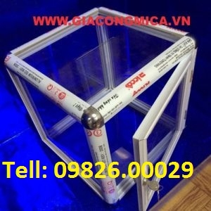 Hòm phiếu bo nhôm tiện lợi sang trọng cho quý khách hàng