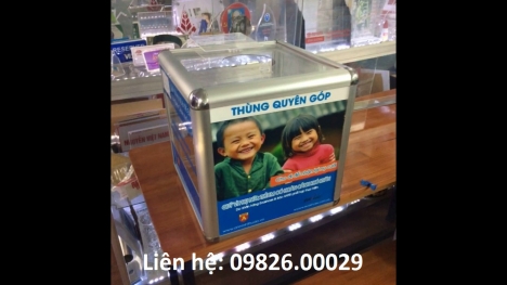 Hòm phiếu bo nhôm tiện lợi sang trọng cho quý khách hàng