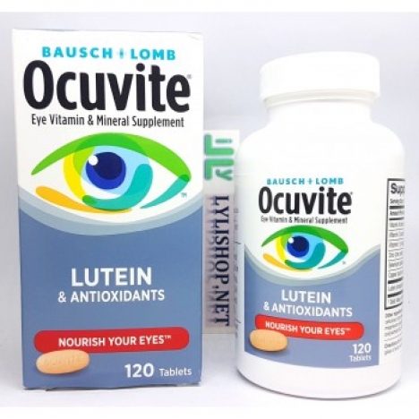 Bổ mắt khỏe mắt Ocuvite Lutein 120 viên từ Mỹ