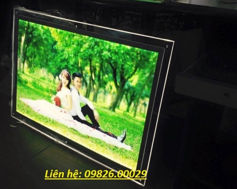 Biển hộp đèn siêu mỏng sang trọng đẹp mắt thu hút khách hàng
