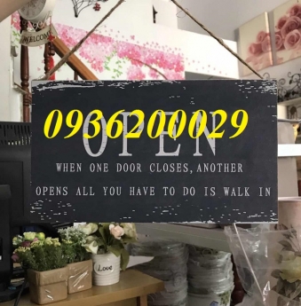 Lựa chọn một số mẫu  biển open close cho cửa hàng của bạn