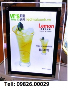 Biển hộp đèn siêu mỏng sang trọng đẹp mắt thu hút khách hàng