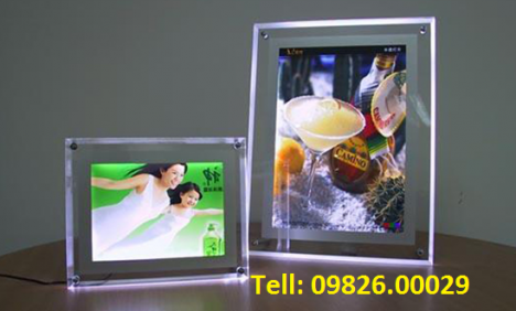 Biển hộp đèn siêu mỏng sang trọng đẹp mắt thu hút khách hàng