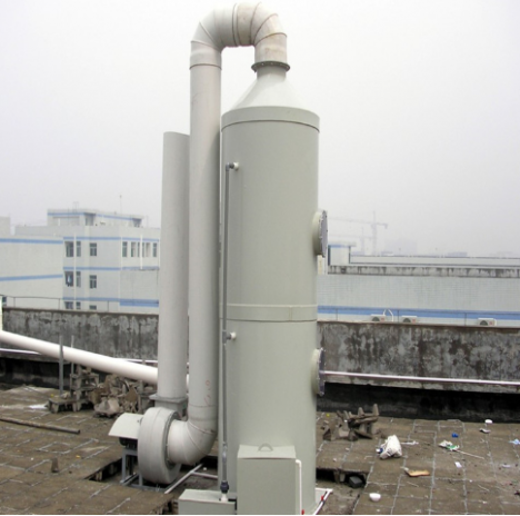 Gia công thiết bị hấp thụ xử lý khí thải