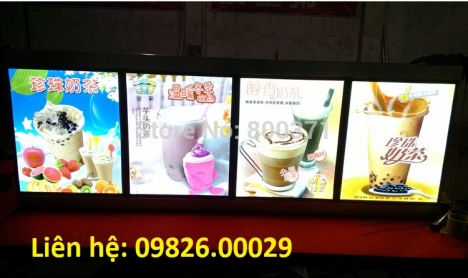 Biển hộp đèn siêu mỏng sang trọng đẹp mắt thu hút khách hàng