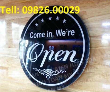 Lựa chọn một số mẫu  biển open close cho cửa hàng của bạn