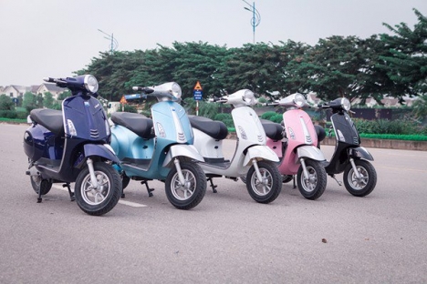 XE ĐIỆN VESPA 2019 HAI PHANH ĐĨA