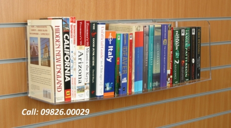 Mẫu các loại kệ mica trưng bày sách đẹp- sang trọng nhất