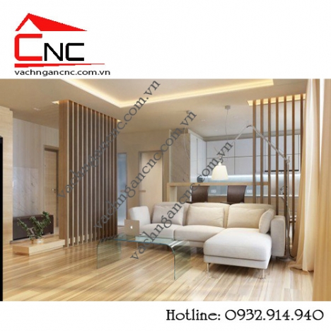 Phong cách trang trí cầu thang phòng khách - mẫu lam gỗ đẹp