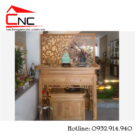Cắt cnc mẫu vách ngăn chắn bàn thờ giá rẻ cho chung cư