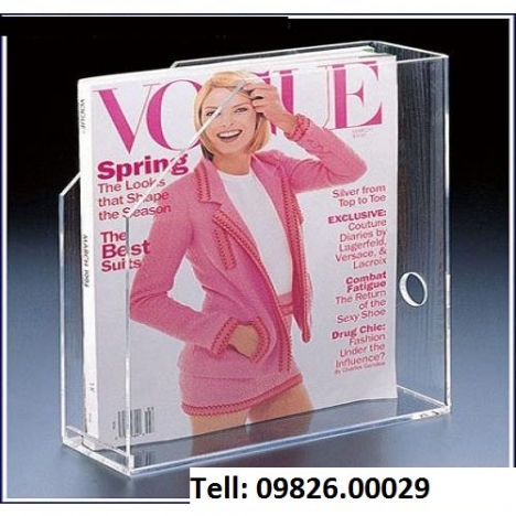 Mẫu các loại kệ mica trưng bày sách đẹp- sang trọng nhất