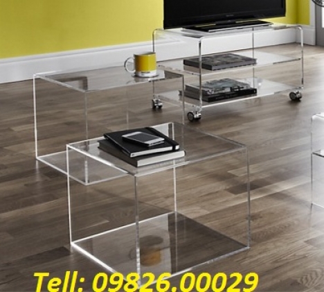 Mẫu các loại kệ mica trưng bày sách đẹp- sang trọng nhất