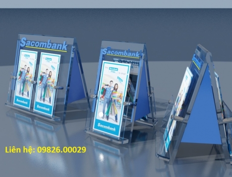 Mẫu các loại kệ mica trưng bày sách đẹp- sang trọng nhất