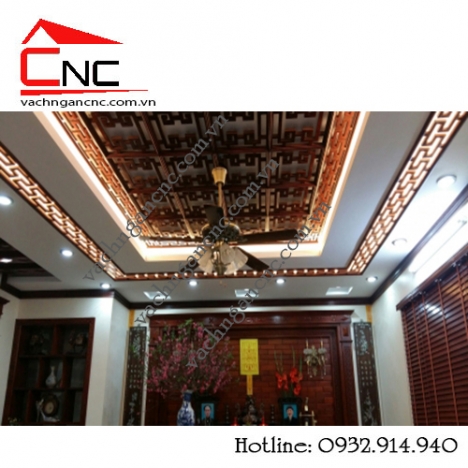 Cắt cnc mẫu vách ngăn chắn bàn thờ giá rẻ cho chung cư