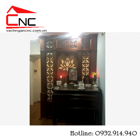 Cắt cnc mẫu vách ngăn chắn bàn thờ giá rẻ cho chung cư