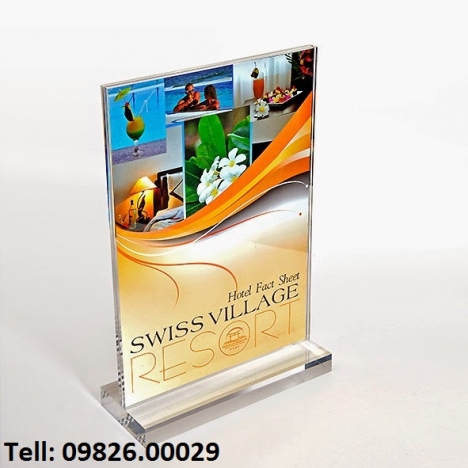 Kệ menu để bàn hít nam châm – NHận làm số lượng theo yêu cầu