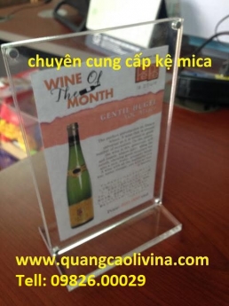 Kệ menu để bàn hít nam châm – NHận làm số lượng theo yêu cầu