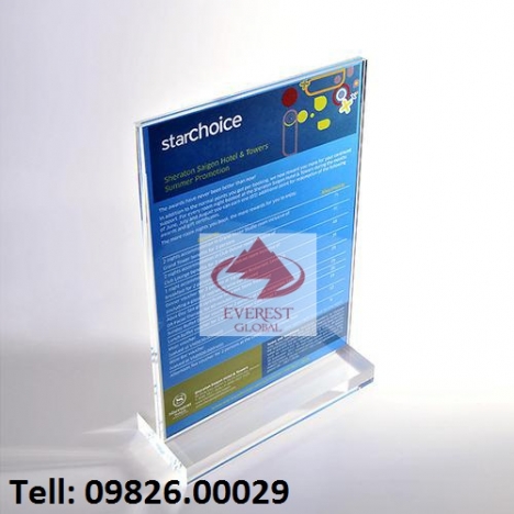 Kệ menu để bàn hít nam châm – NHận làm số lượng theo yêu cầu